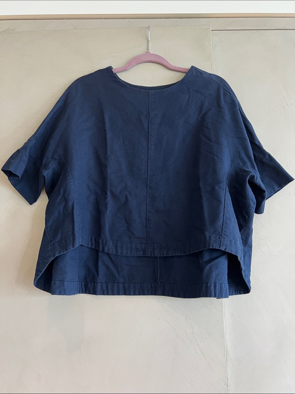 Vestige Story linen cotton Hi-low top